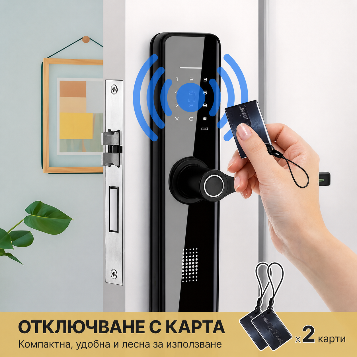 Отключване с две включени карти